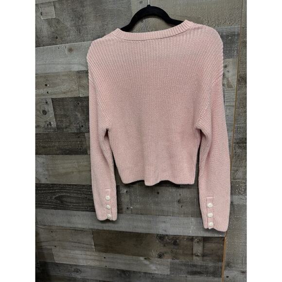Rag & Bone Pink Sparkles Sweater Womens Pullover Knit Size Small S - Picture 3 of 5